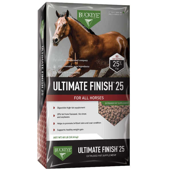 Buckeye Nutrition Ultimate Finish 25 40 lb Pellet